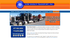 Desktop Screenshot of newenergytransport.net