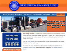 Tablet Screenshot of newenergytransport.net